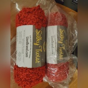 Lion brand silky twist yarn